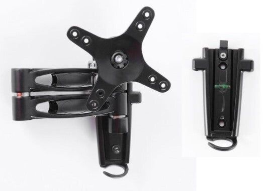 Dual arm LCD TV bracket with 2 mounting brackets