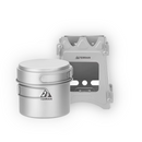 TERRAN Titanium Cooking Bundle (Twig Stove & Pot Set)