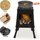 Wood-Burning Camping Stove Outdoor Grill