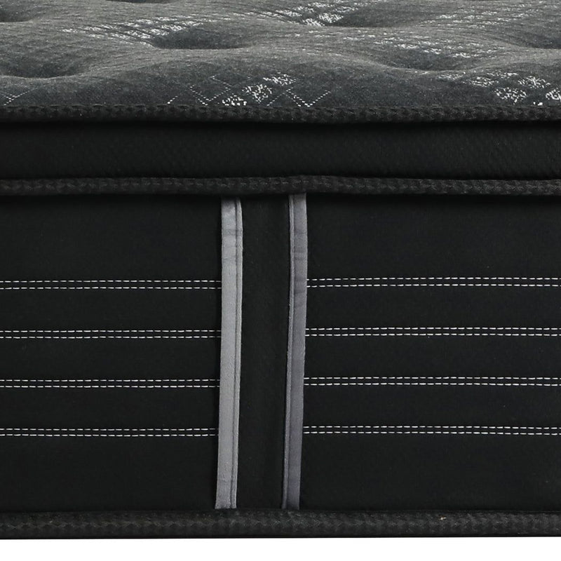 Dreamz Spring Mattress Bed Pocket Egg Crate Foam Medium Firm King Single 34cm