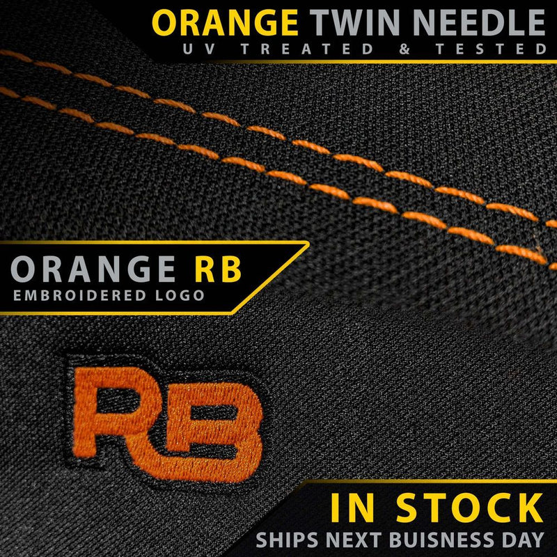 Toyota Hilux 8th Gen Retro Premium 2x Front Seat Covers (In Stock)