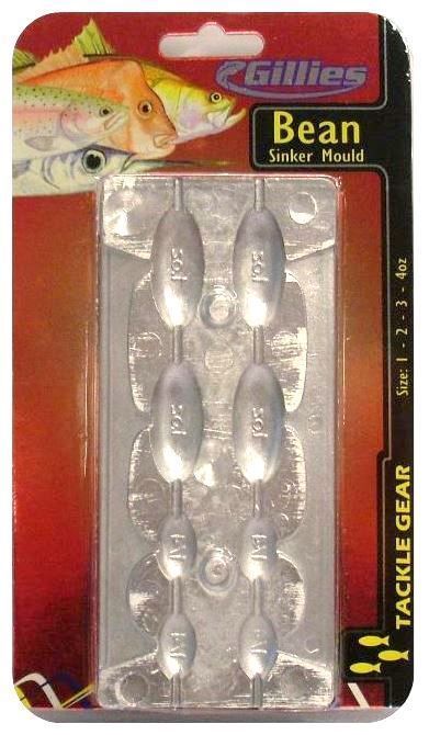 Gillies Bean Sinker Mould Combo - Makes 4 Different Size Bean Sinkers