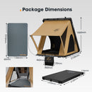 San Hima Kalbarri Lite Gen 2 Rooftop Tent With Ladder Khaki Camping 4WD 4x4