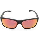 Dirty Dog Furnace Satin Black/Red Fusion Mirror Polarised Unisex Sunglasses