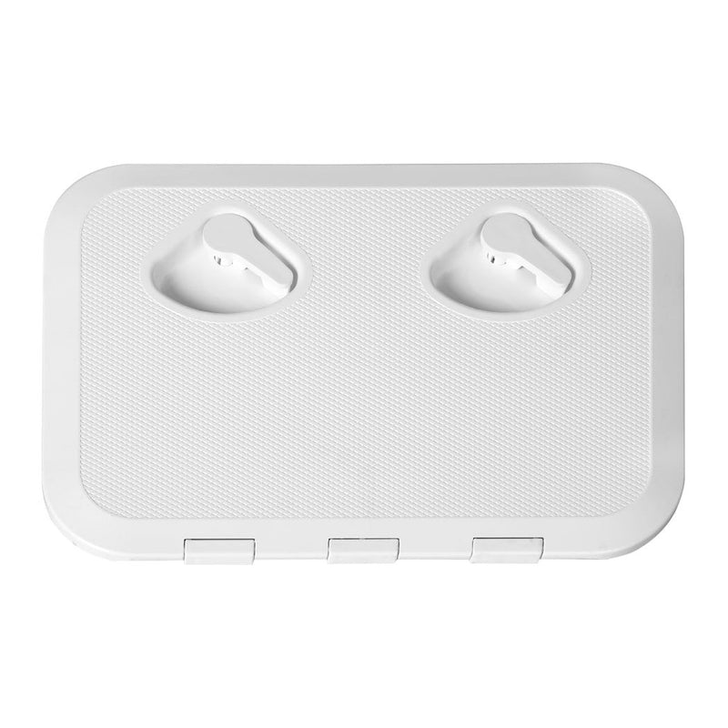 Manan Caravan Access Hatch Boat Service Door Sealed Lockable Lid 440x315mm White