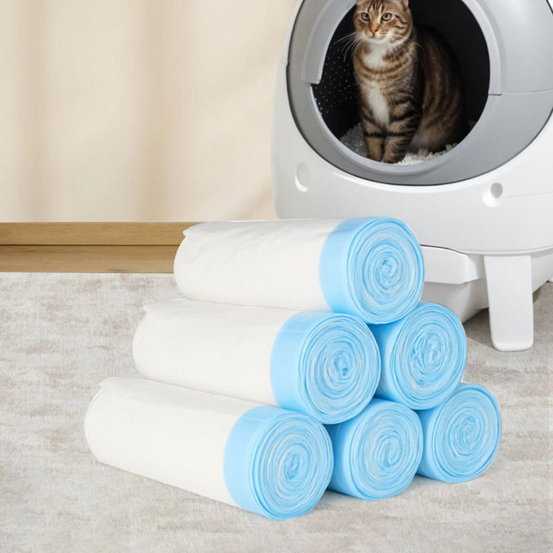 Pawz Waste Bag 6 Rolls Disposable Replacement Refill For Smart Cat Litter Box