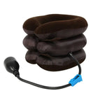 Inflatable Neck Stretcher Air Cervical Traction Device Brown