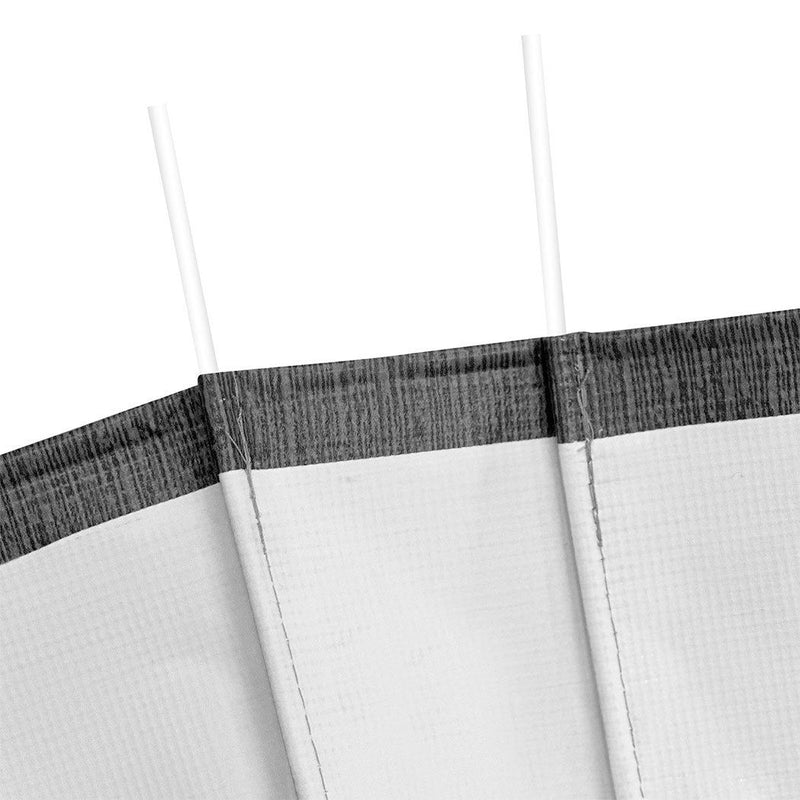 Manan RV Awning Fabric Caravan Replacement Vinyl 18FT Durable Anti-UV Waterproof