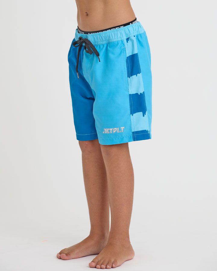 Jet Pilot Slime Monster Youth Boardshorts Blue