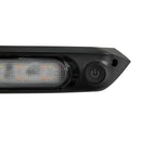 287mm DUAL LED LIGHT 12V AWNING LIGHT AMBER/WHITE LIGHTS WITH SWITCH BLACK IP67