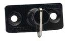 Stay put Fastener Horizontal Single Black