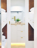 Caravan Cupboard Handle Locks Platinum Gold