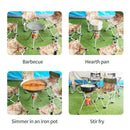 8400W Foldable Gas Camping Stove Silver