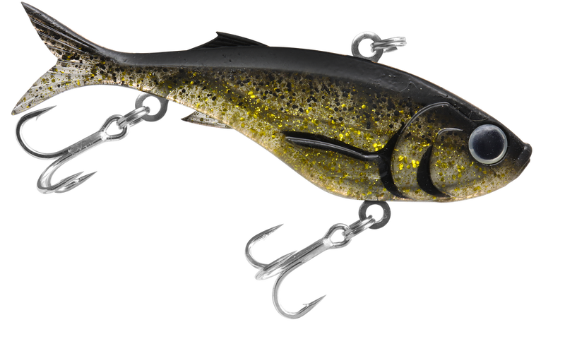 50mm TT Lures 3.5gm Quake Soft Vibe Fishing Lure Rigged with 4X Strong Trebles