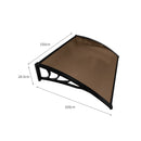 Mountview Window Door Awning Canopy Outdoor Patio Sun Shield Rain Cover 1 X 1.5m