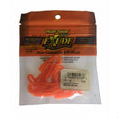 Mister Twister Exude 15 Pack of 2 1/2 Inch Trout Worm Soft Plastics - Methiolate