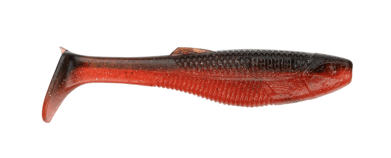 5 Pack of 4 Inch Rapala Crush City Heavy Hitter Soft Plastic Paddle Tail Lures