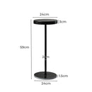 Levede Side Table Tea Coffee Desk Round Marble Base Bedside Sofa Small Minimal