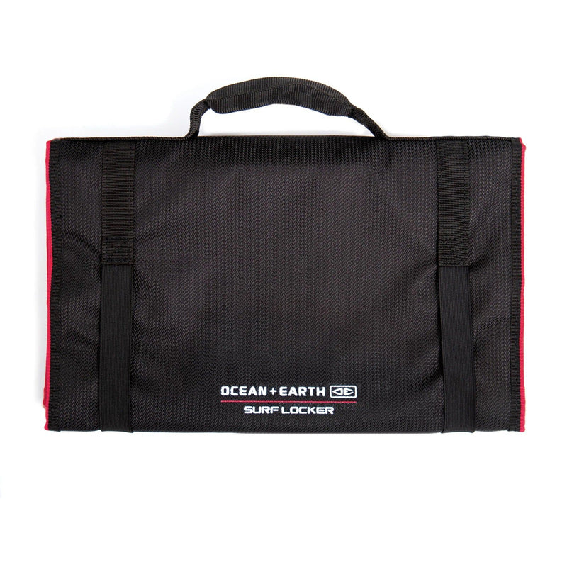 Ocean & Earth 3 Fold Surf Locker Bag for Surfing Accessories Bag (Black)