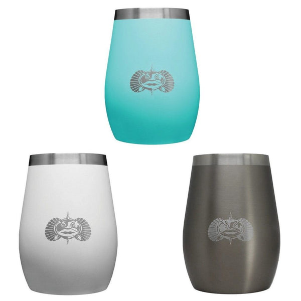 Toadfish Outfitters 10oz Non-Tipping Wine Tumbler Cup - Double Walled Stainless