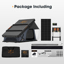 San Hima Kalbarri X Rooftop Tent Hardshell With Ladder 4x4 + 200W Solar Panel