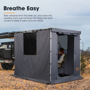 San Hima Car Side Awning Tent 2x2.5m/2.5x3m Portable Camping Waterproof Shade