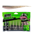15 Pack of 3 Inch Bite Science Mad Minnow Soft Plastic Lures - UV Purple Pearl