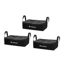 Canvas Storage Bags 3-Pack – Heavy Duty 400gsm with Clear Top