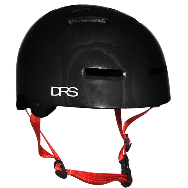 DRS Black Gloss Kids to Adult Size Bike Helmet AS/NZS Safety Standard Certified