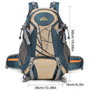 Climbing Camping Backpack Gear Storage Blue