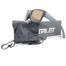 Jetpilot Dagger Matte Black/Brown Polarised Floating Sunglasses S20995