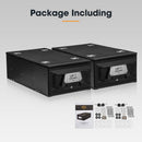 San Hima Lightweight 2X 900MM 4WD Rear Drawer Vehicle Storage Lockable