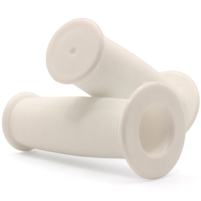Bikelane 95mm Kids Bike Mushroom Handlebar Grip Pair (White)