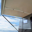 Aussie Traveller Xtend Curved Roof Rafter - 3-Piece - White