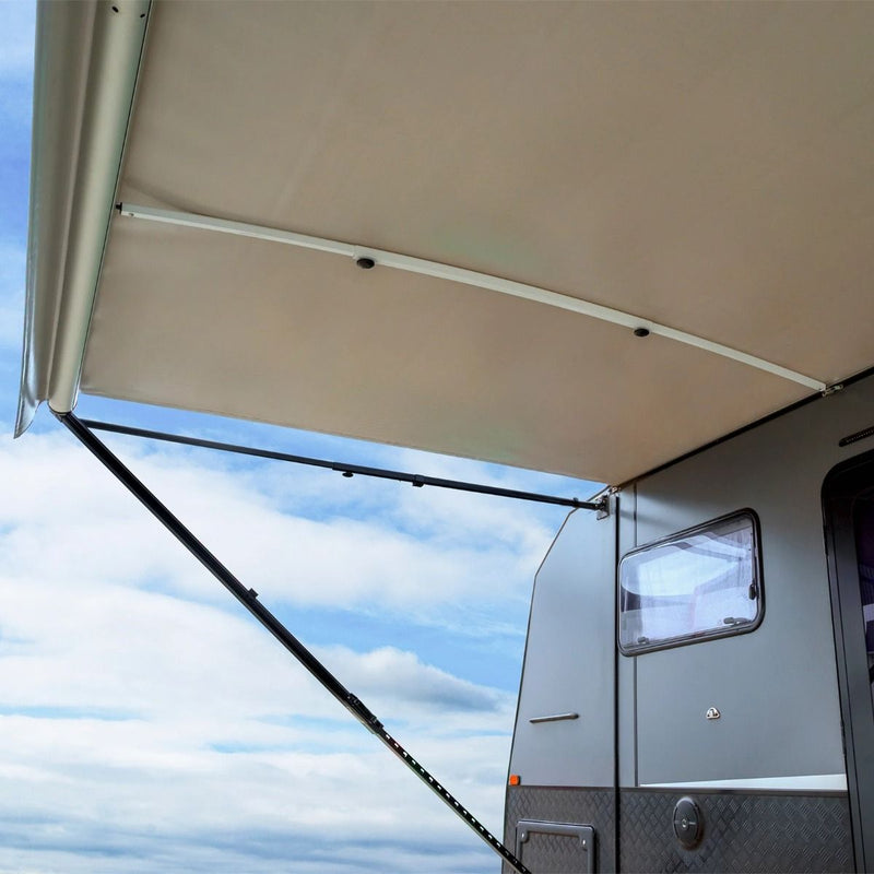 Aussie Traveller Xtend Curved Roof Rafter - 3-Piece - White