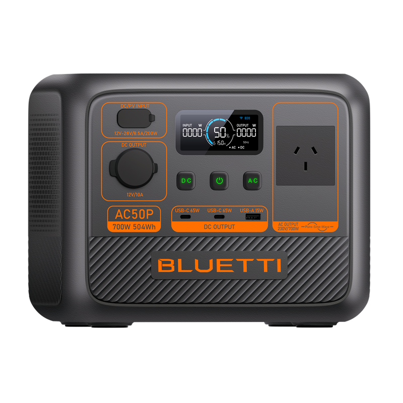 BLUETTI AC50P Portable Power Station | 700W 504Wh 6.9Kg