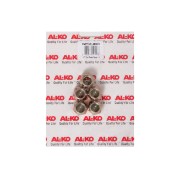 ALKO Zinc Plated Wheel Nuts, 7/16" 490371 Trailer Parts