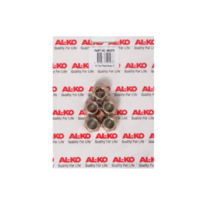 ALKO Zinc Plated Wheel Nuts, 7/16" 490371 Trailer Parts