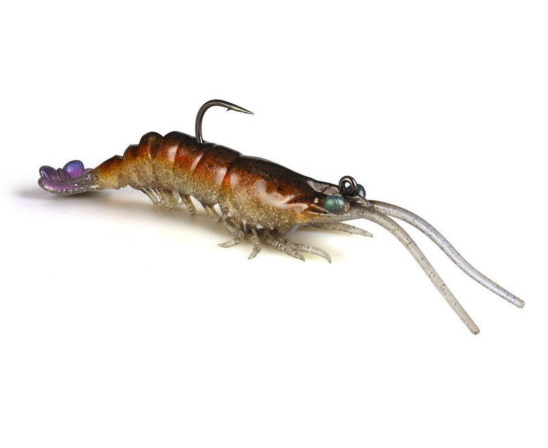 2 Pack of Zman 3.5 Inch PrawnZ Elite Pre-Rigged Soft Bait Lures