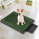 Pawz Indoor Dog Potty Training Tray Pet Grass Toilet Loo 2x Mat Large Portable