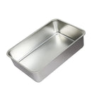 Pawz Stainless-Steel Cat Litter Box Large Semi-Enclosed Pet Toilet Easy Cleaning