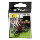 3 Pack of Extra Large Surecatch Light Jigging Assist Hooks