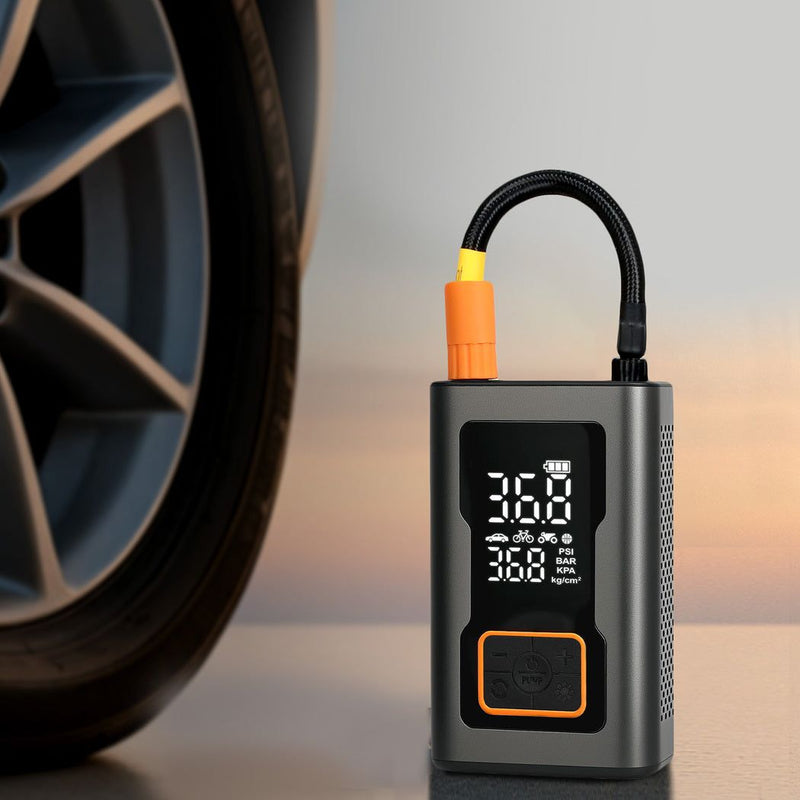 Traderight 12V 150PSI Tire Inflator Portable Air Compressor Auto Stop LED Light