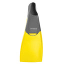 Mirage Deluxe Yellow Rubber Floatable Swim Flipper Fins Sizes Baby to ML (7-9)