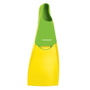 Mirage Deluxe Yellow Rubber Floatable Swim Flipper Fins Sizes Baby to ML (7-9)