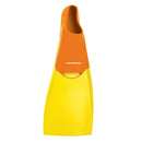 Mirage Deluxe Yellow Rubber Floatable Swim Flipper Fins Sizes Baby to ML (7-9)