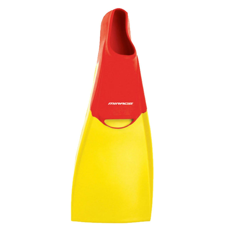 Mirage Deluxe Yellow Rubber Floatable Swim Flipper Fins – All sizes Baby to XXL