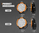 LIGHTFOX Starrix 7 inch+9 inch Osram LED Driving Lights