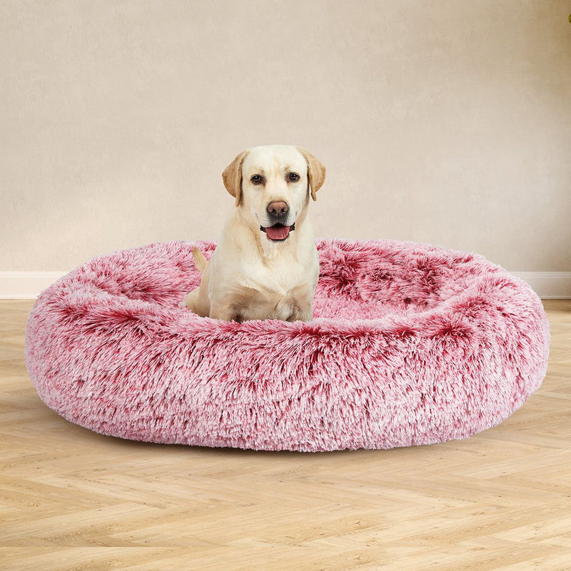 Pawz Replaceable Cover For Dog Calming Bed Mat Soft Plush Kennel Pink Size XXL