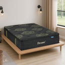 Dreamz Spring Mattress Bed Pocket Egg Crate Foam Medium Firm Queen 34CM